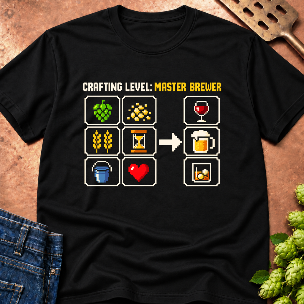 Crafting Level Master Brewer T-Shirt