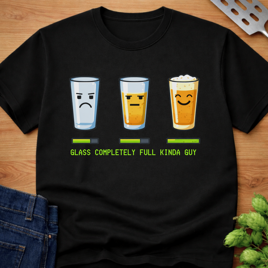 Glass Completely Full Kinda Guy T-Shirt