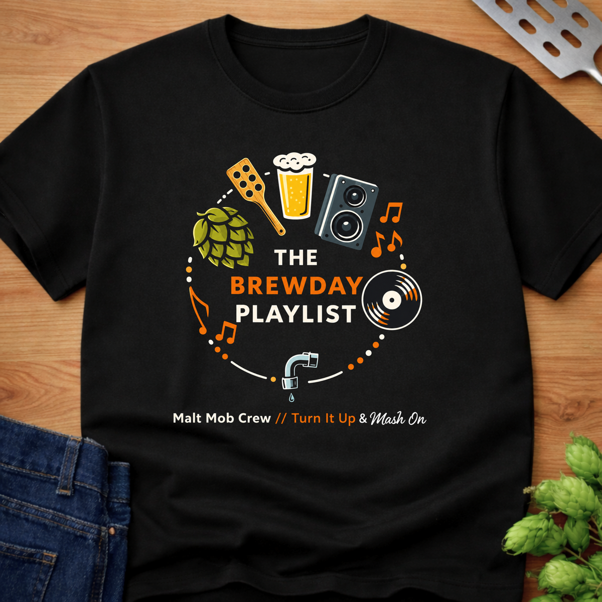 The BrewDay Playlist T-Shirt