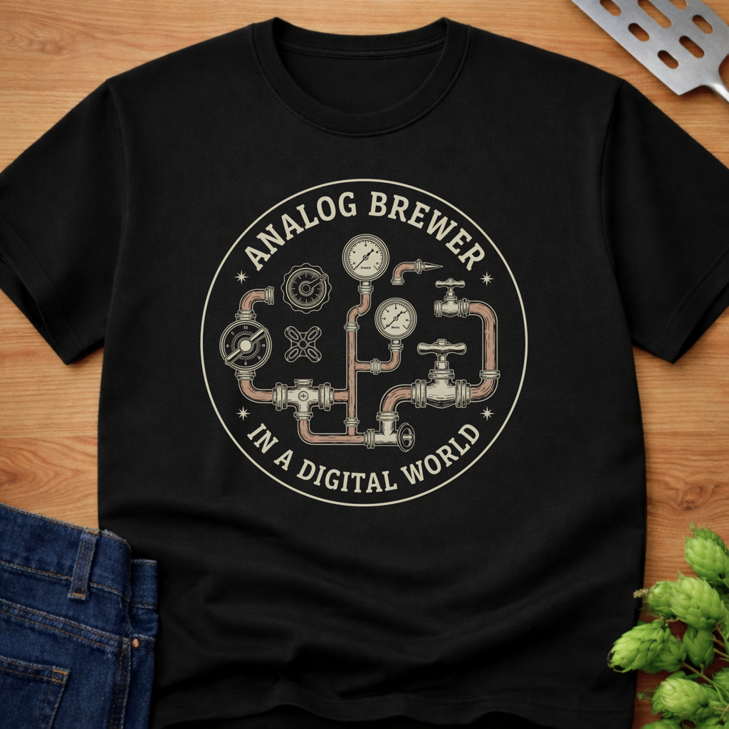 Analog Brewer In A Digital World T-Shirt