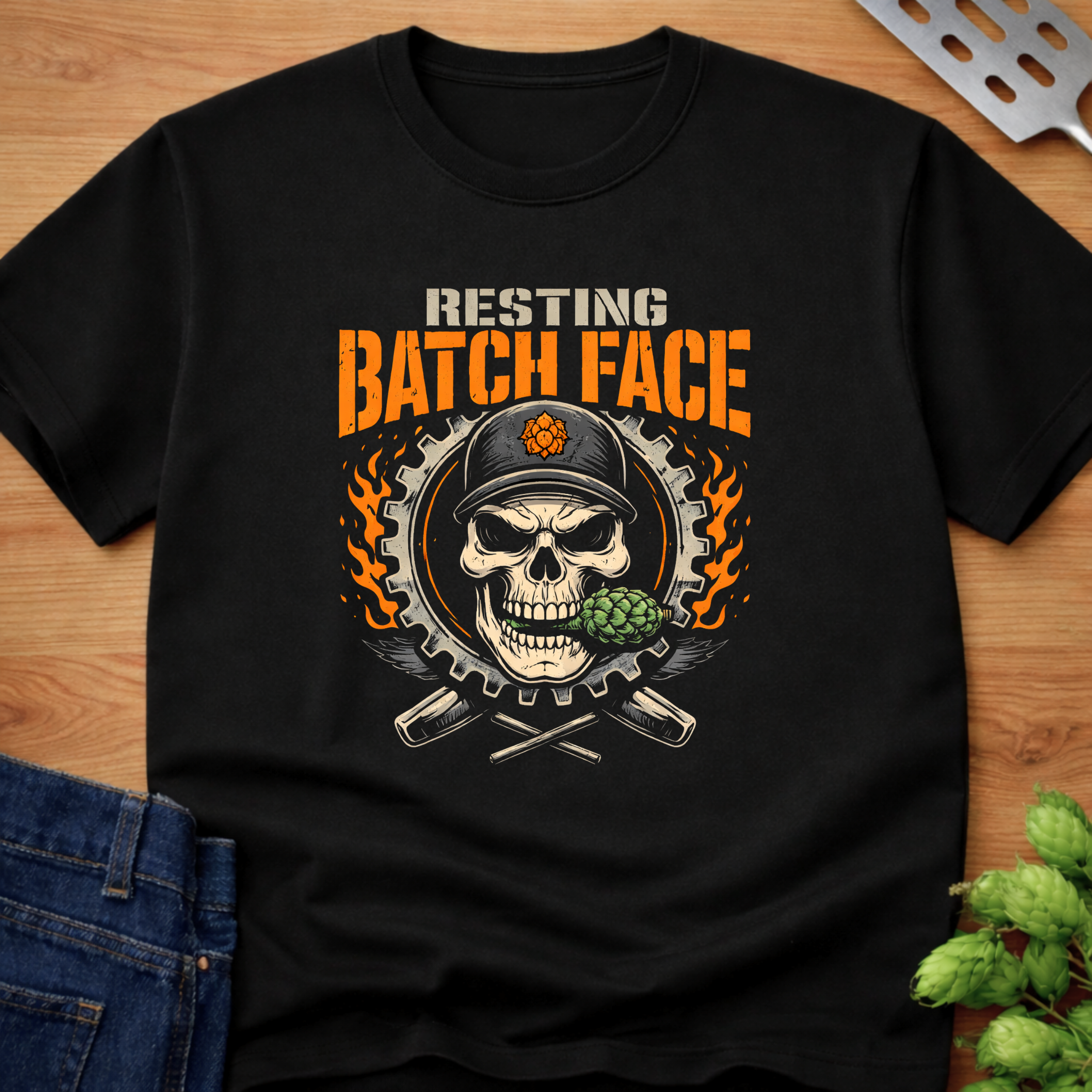 Resting Batch Face T-Shirt
