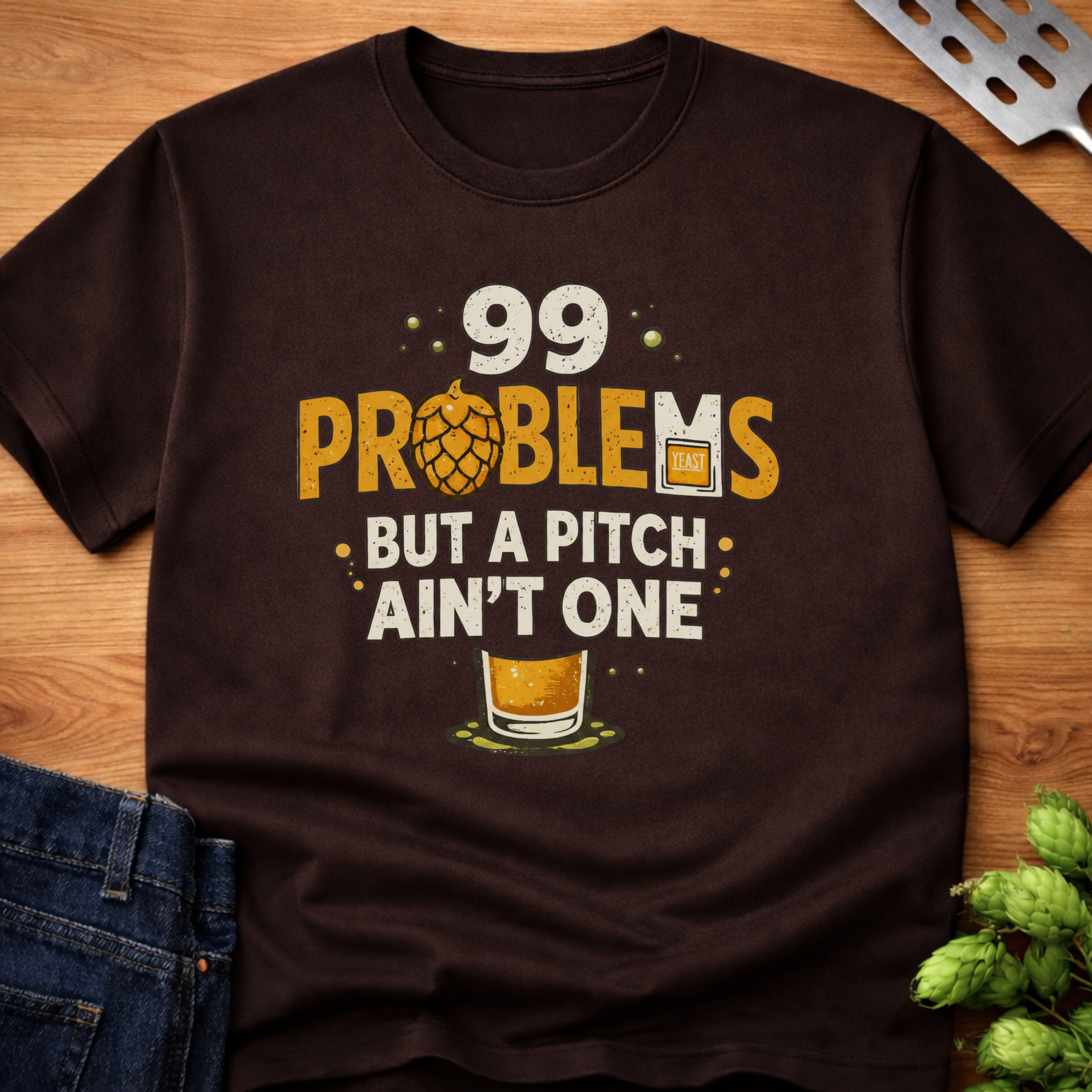 99 Problems But A Pitch Ain't One T-Shirt