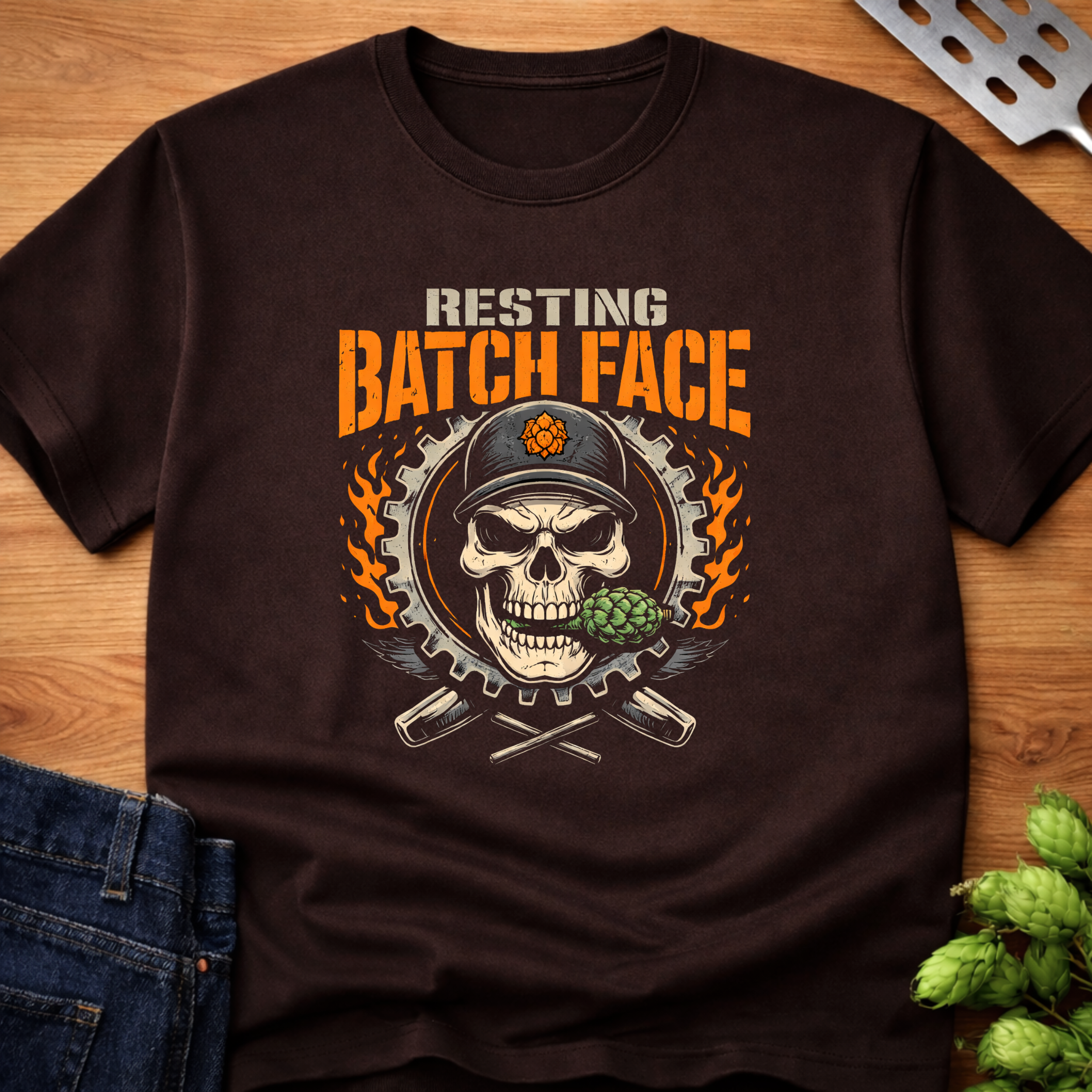 Resting Batch Face T-Shirt
