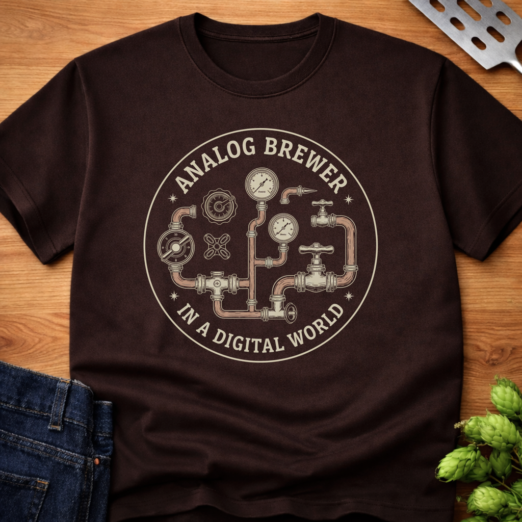 Analog Brewer In A Digital World T-Shirt
