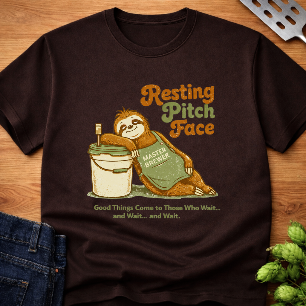 Resting Pitch Face (Brew Sloth) T-Shirt