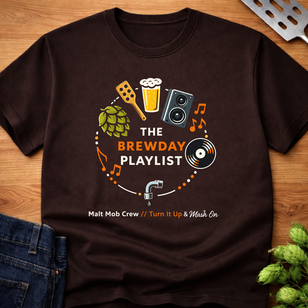 The BrewDay Playlist T-Shirt