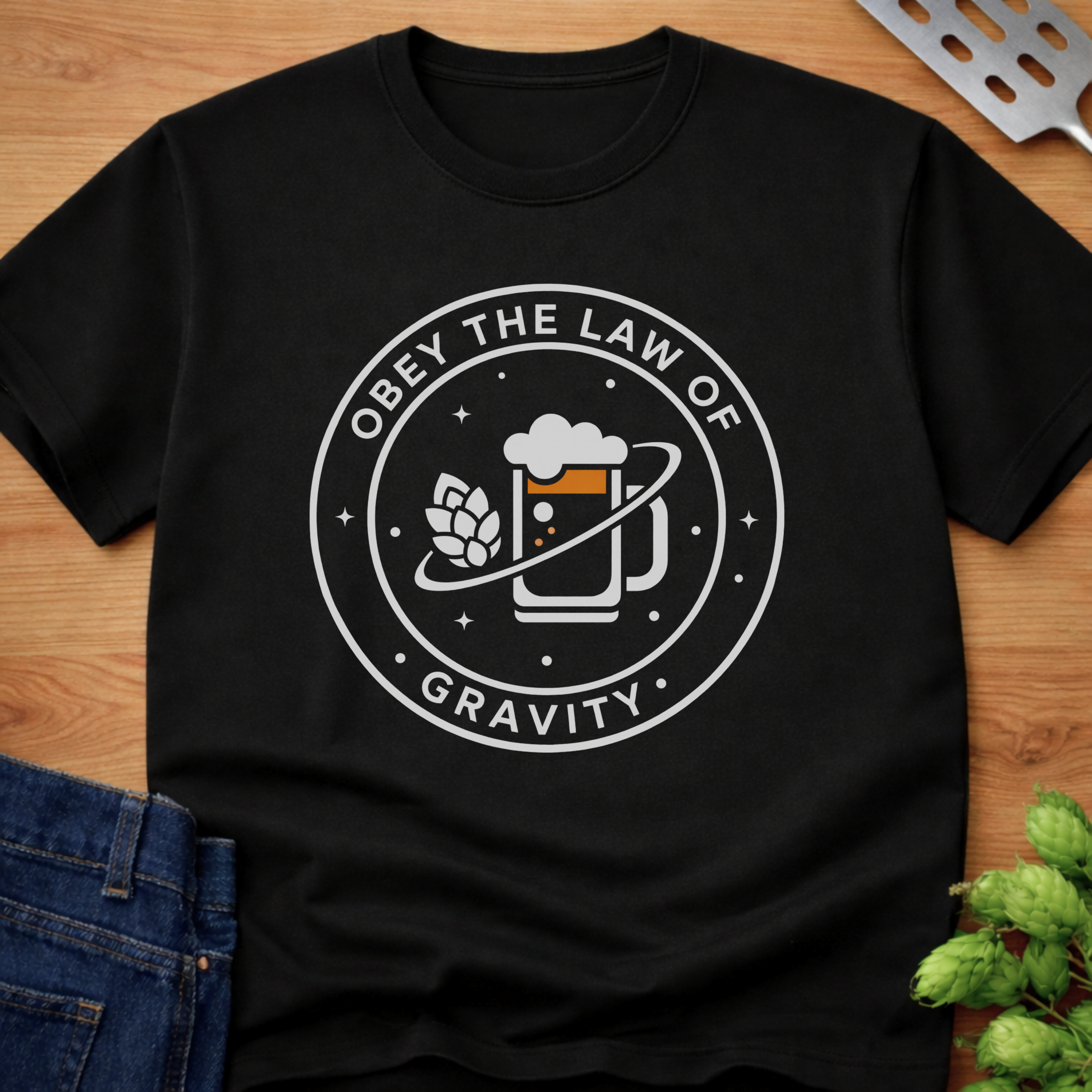 Obey The Law Of Gravity (NASA) T-Shirt