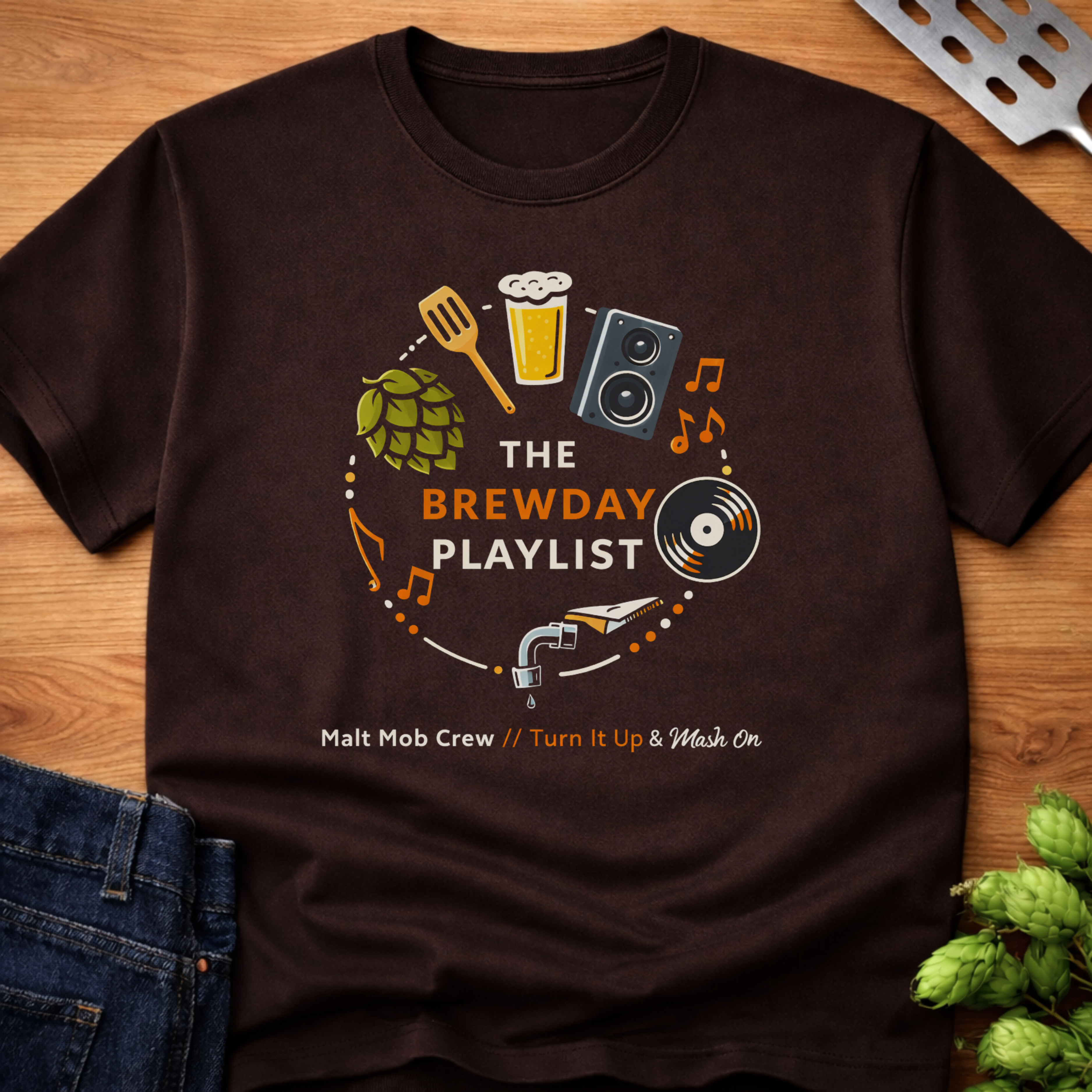 The BrewDay Playlist T-Shirt