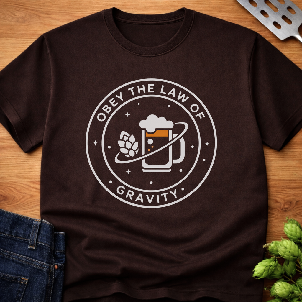 Obey The Law Of Gravity (NASA) T-Shirt