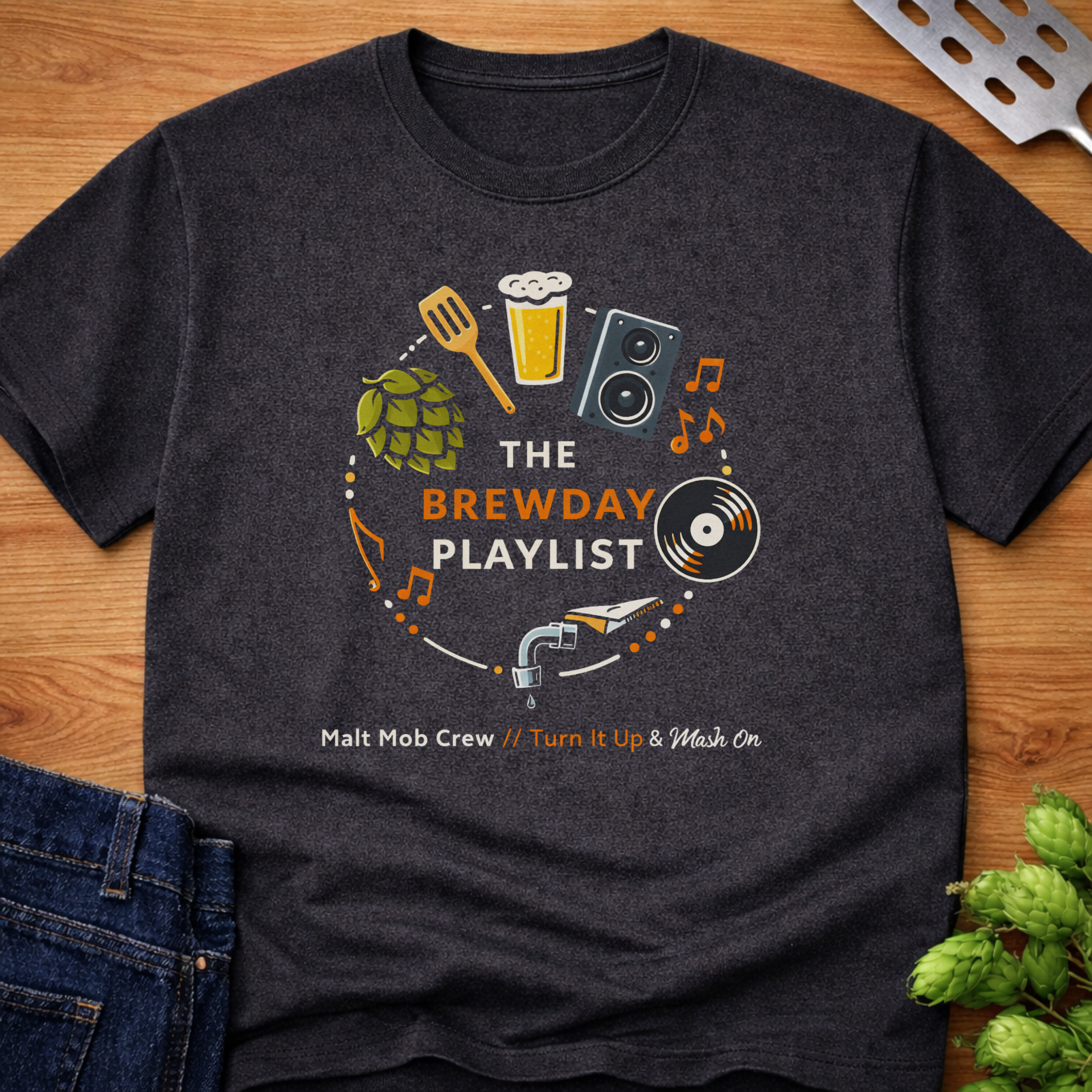 The BrewDay Playlist T-Shirt