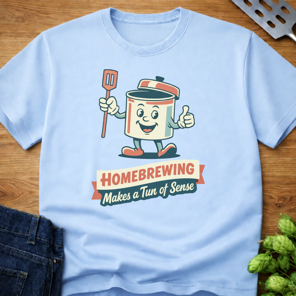 Homebrewing Makes a Tun of Sense T-Shirt