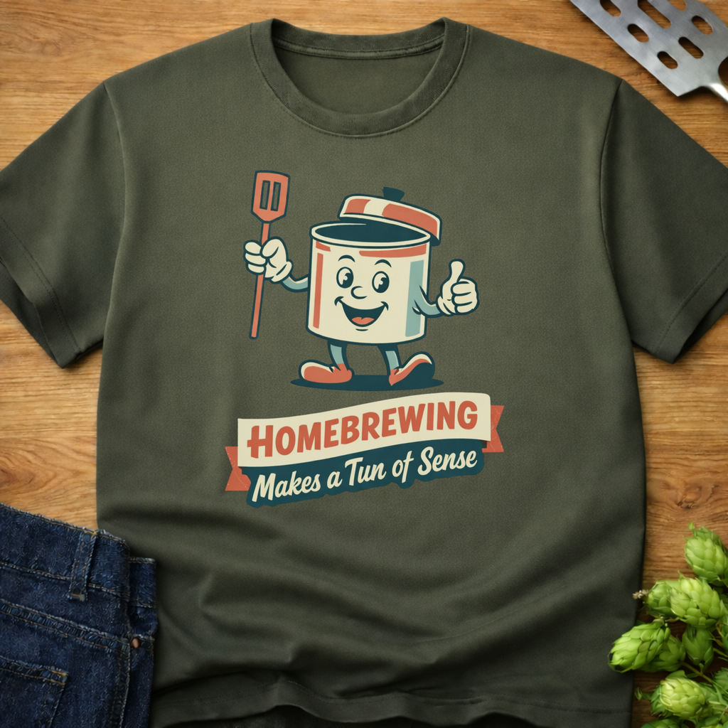 Homebrewing Makes a Tun of Sense T-Shirt
