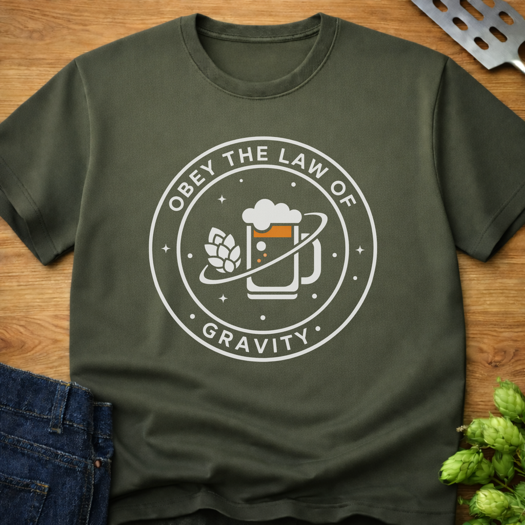 Obey The Law Of Gravity (NASA) T-Shirt