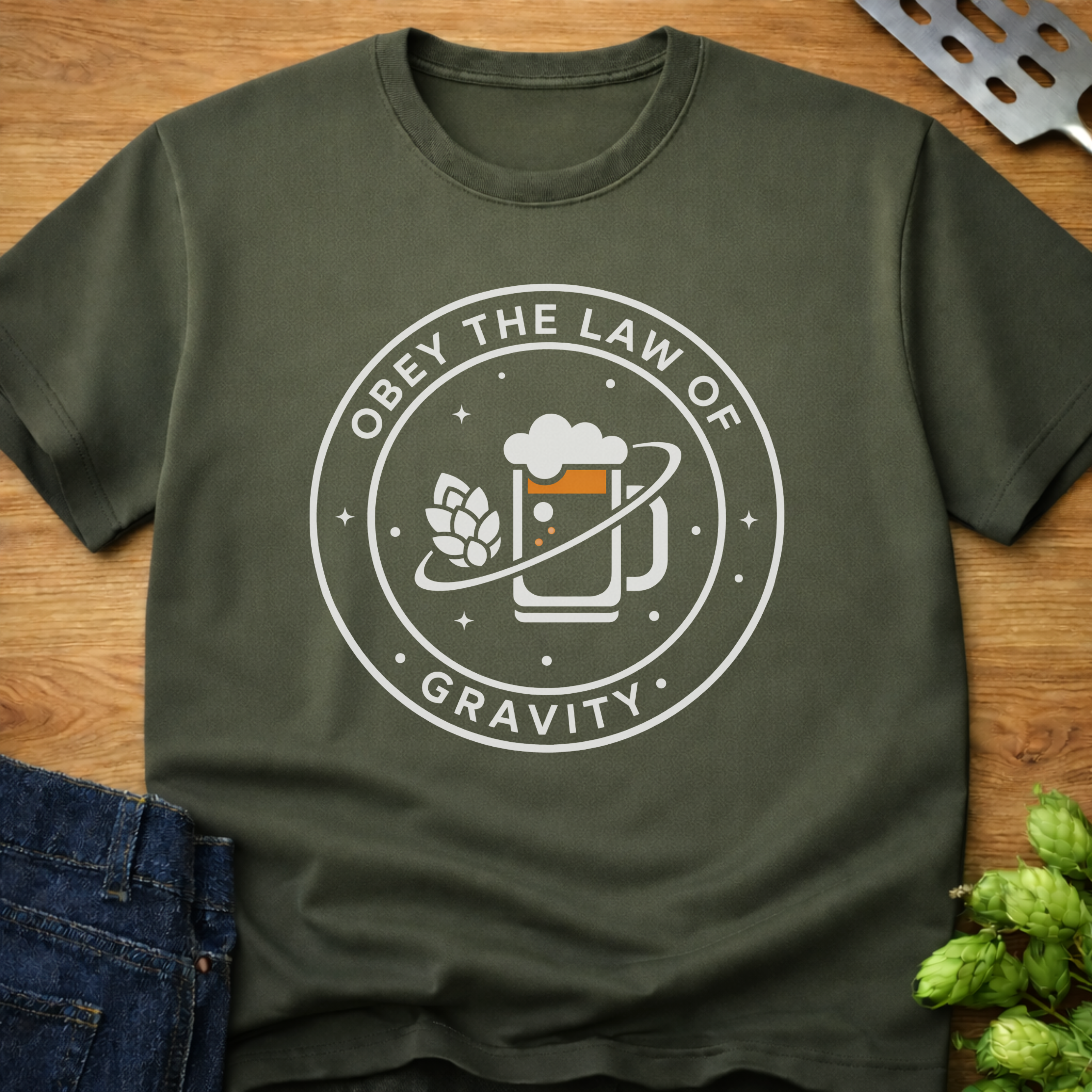 Obey The Law Of Gravity (NASA) T-Shirt