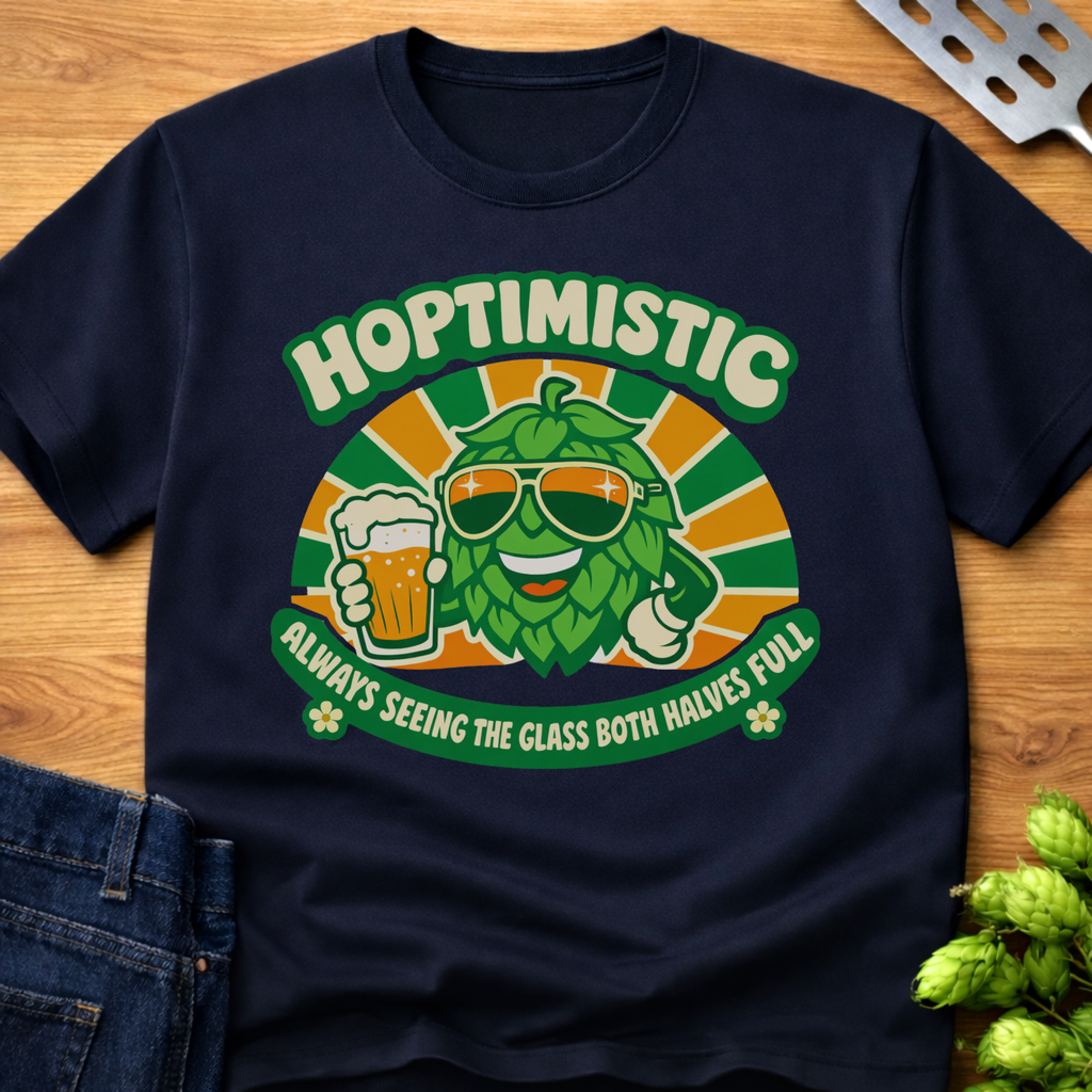 Hoptimistic - Glass Both Halves Full T-Shirt