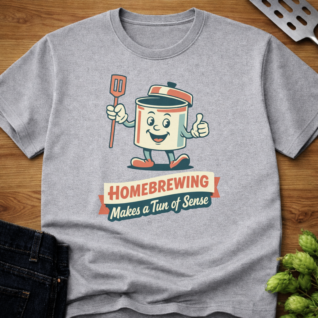 Homebrewing Makes a Tun of Sense T-Shirt