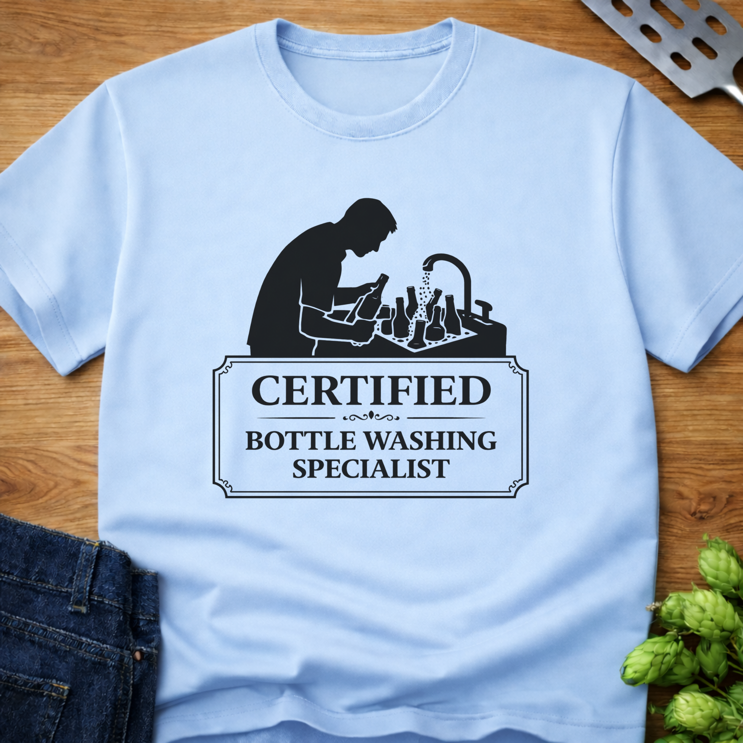 Certified Bottle Washing Specialist T-Shirt