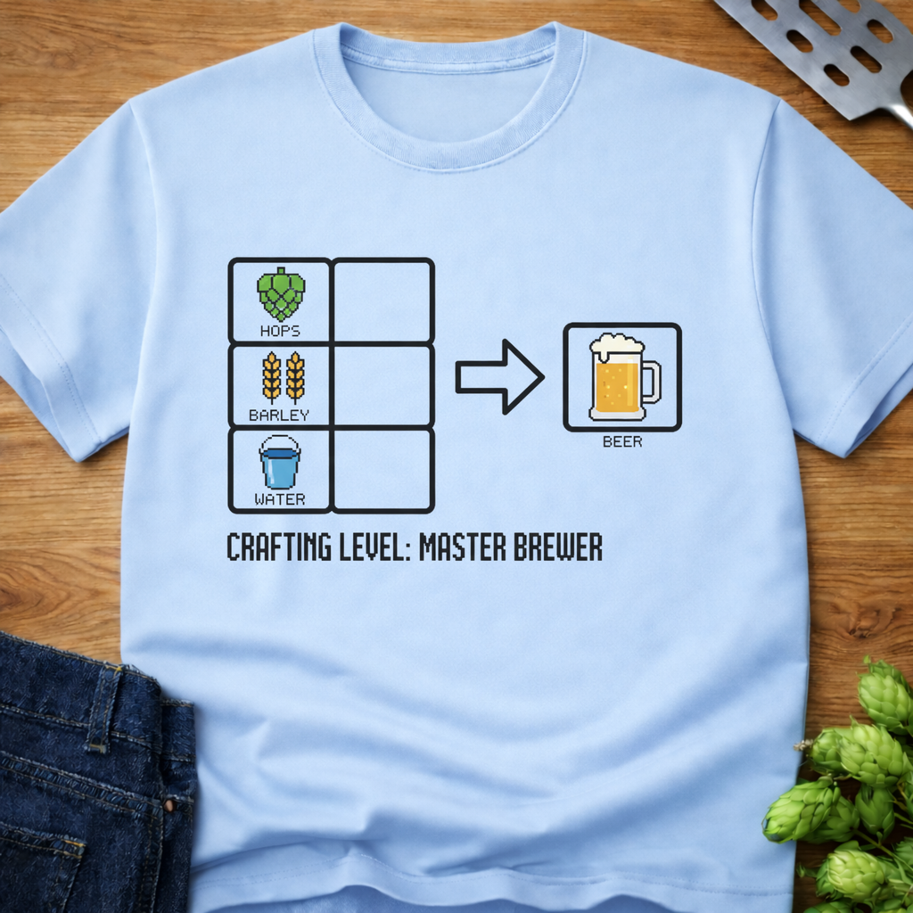 Crafting Level Master Brewer T-Shirt
