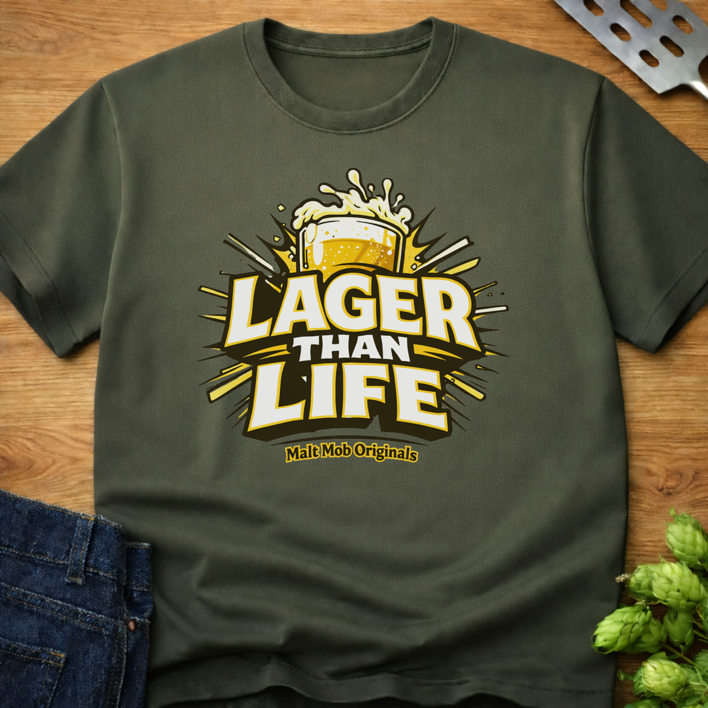 Lager Than Life T-Shirt