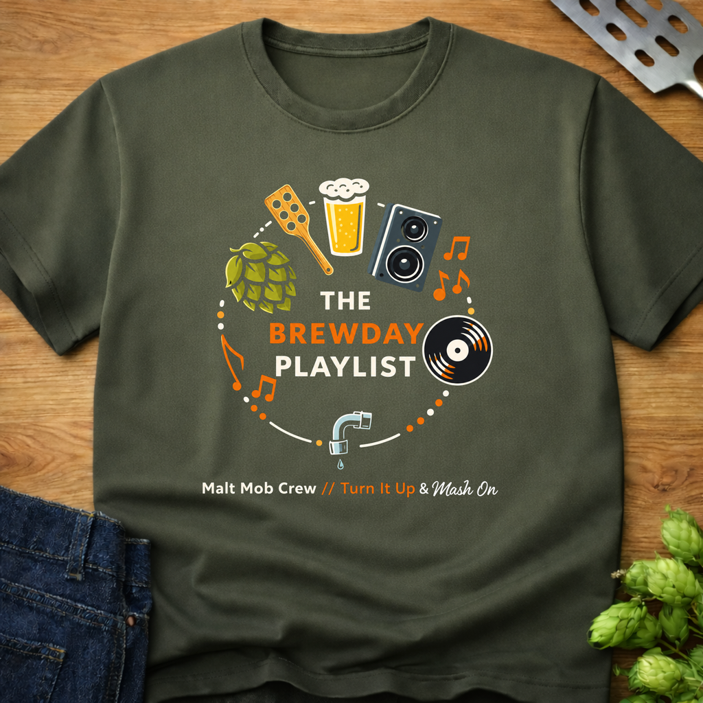 The BrewDay Playlist T-Shirt