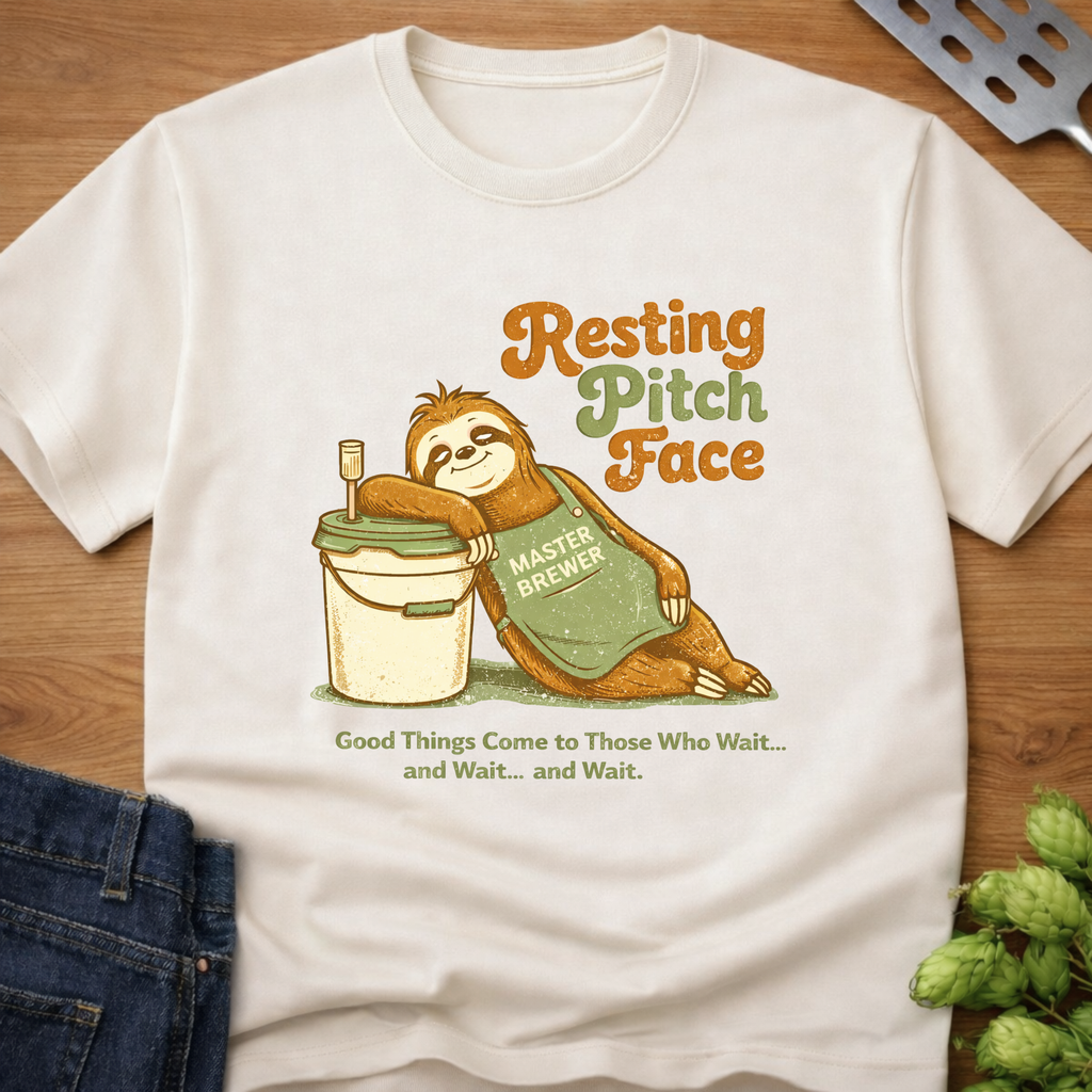Resting Pitch Face (Brew Sloth) T-Shirt