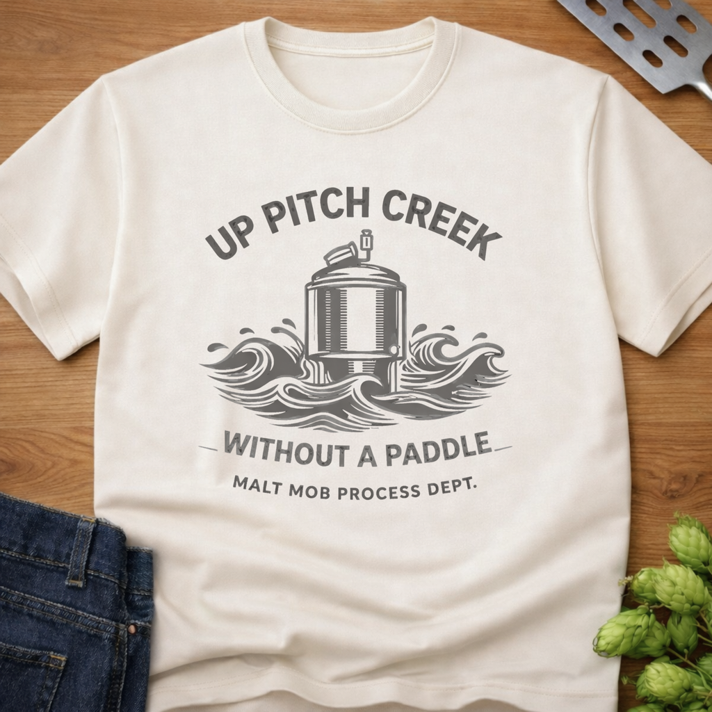 Up Pitch Creek Without A Paddle T-Shirt