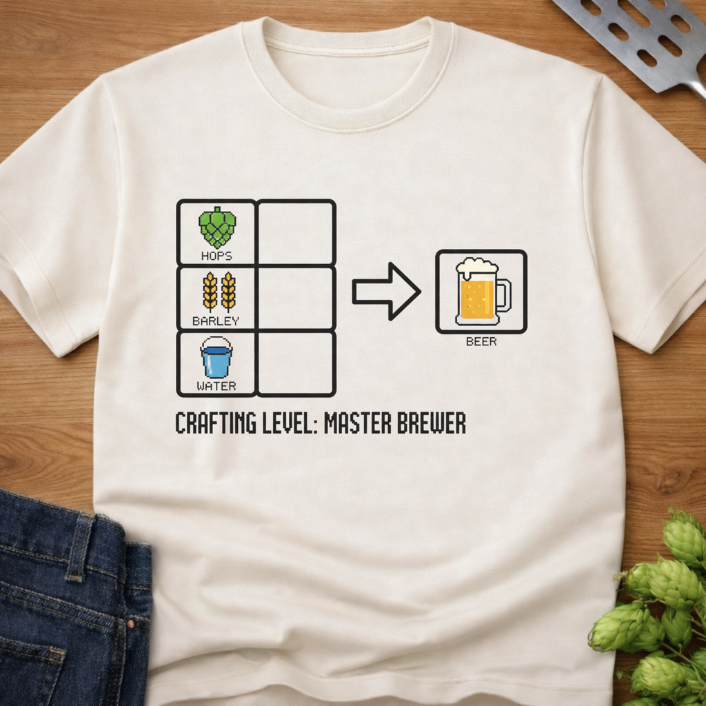 Crafting Level Master Brewer T-Shirt