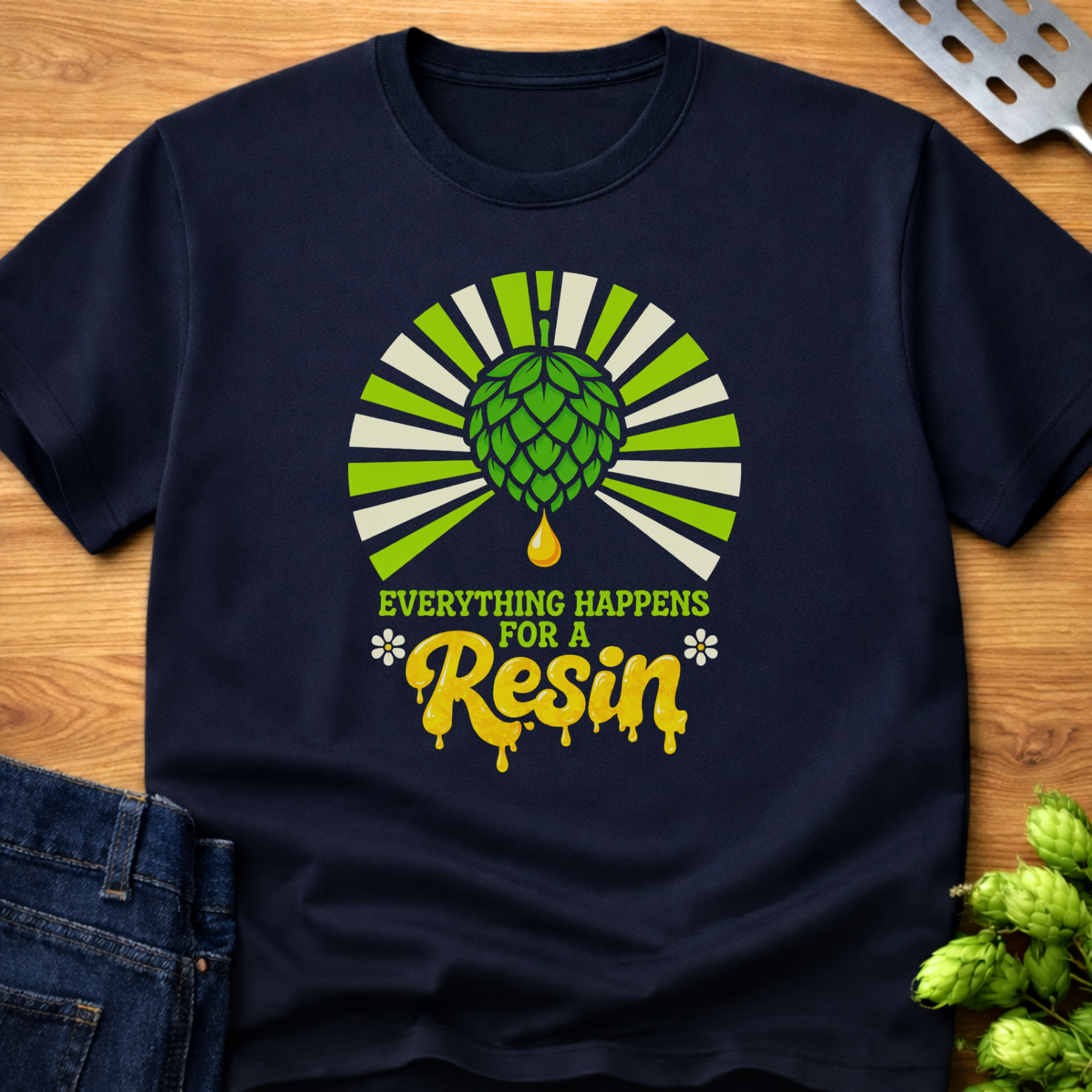 Everything Happens For A Resin T-Shirt