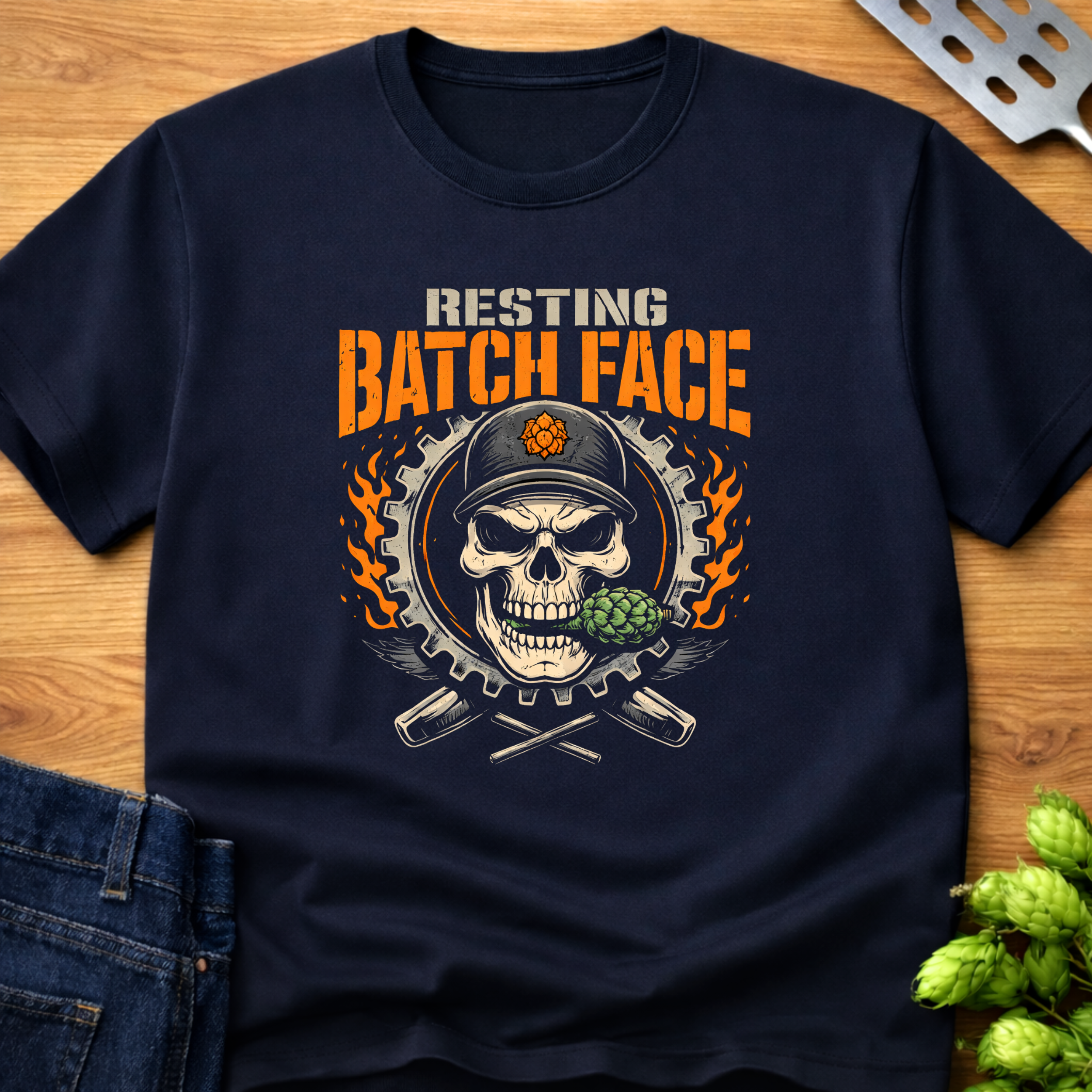 Resting Batch Face T-Shirt