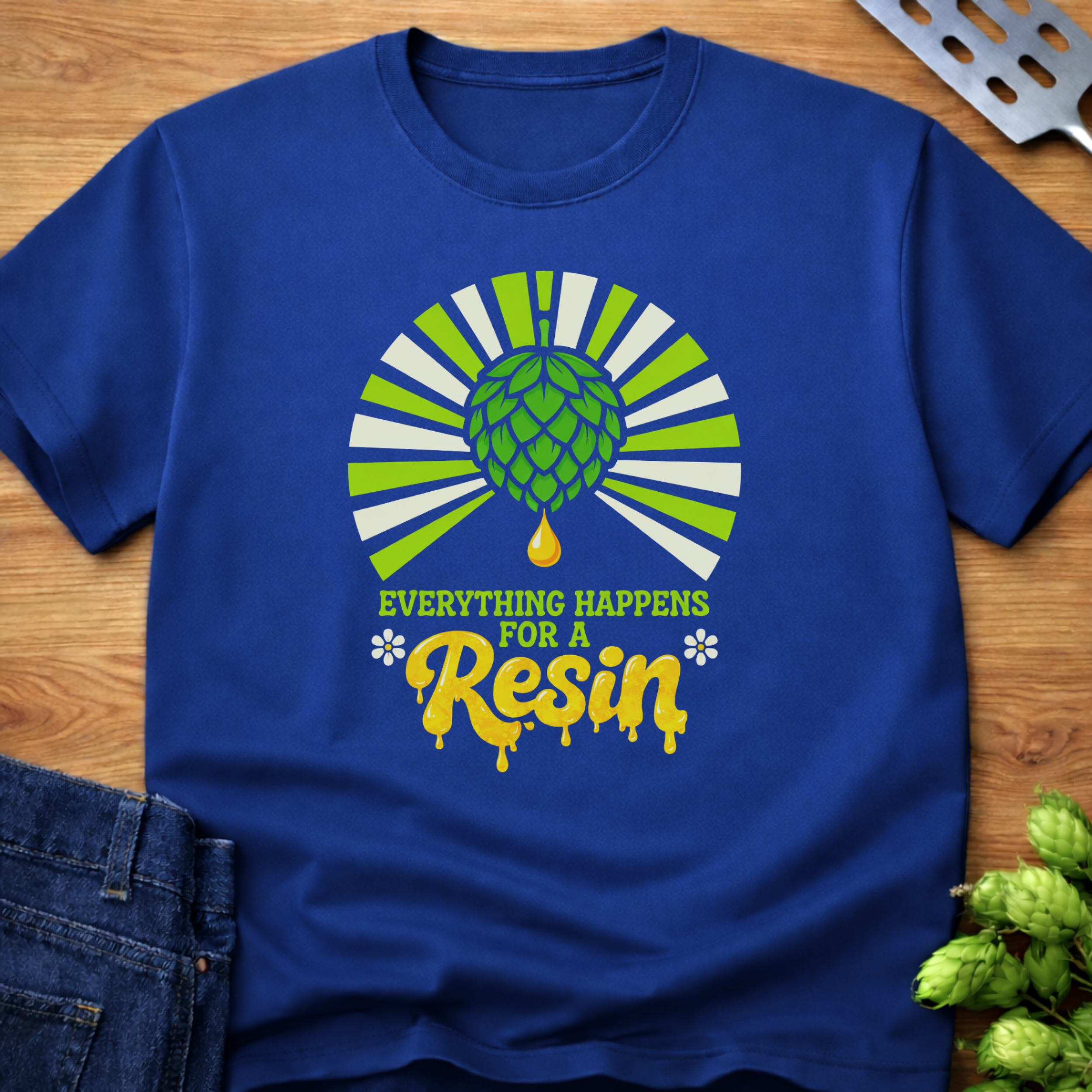Everything Happens For A Resin T-Shirt