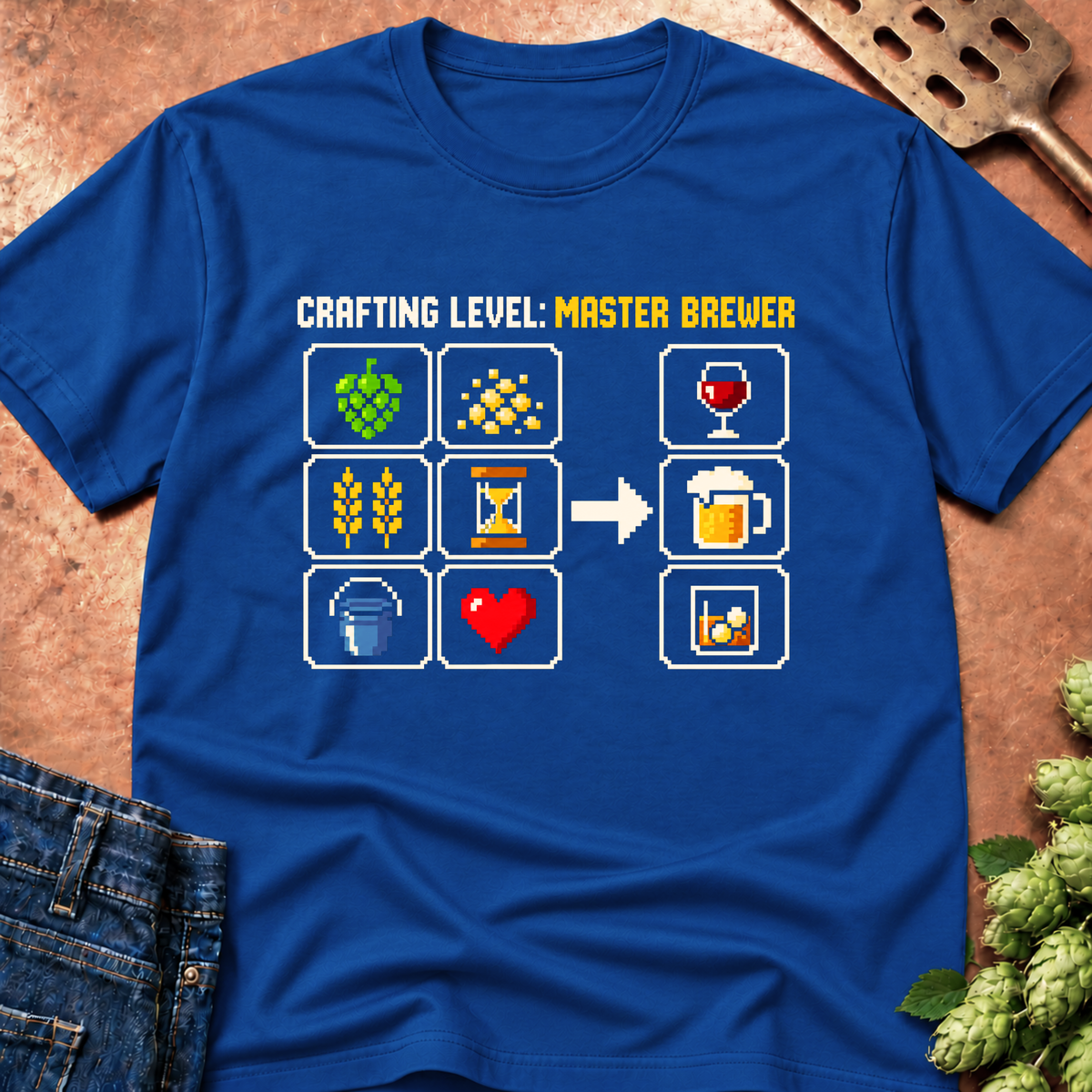 Crafting Level Master Brewer T-Shirt