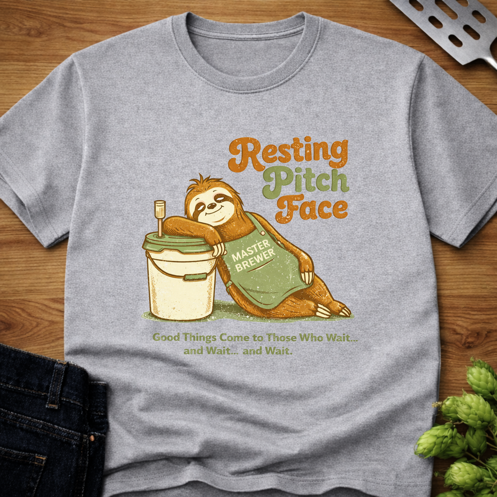 Resting Pitch Face (Brew Sloth) T-Shirt