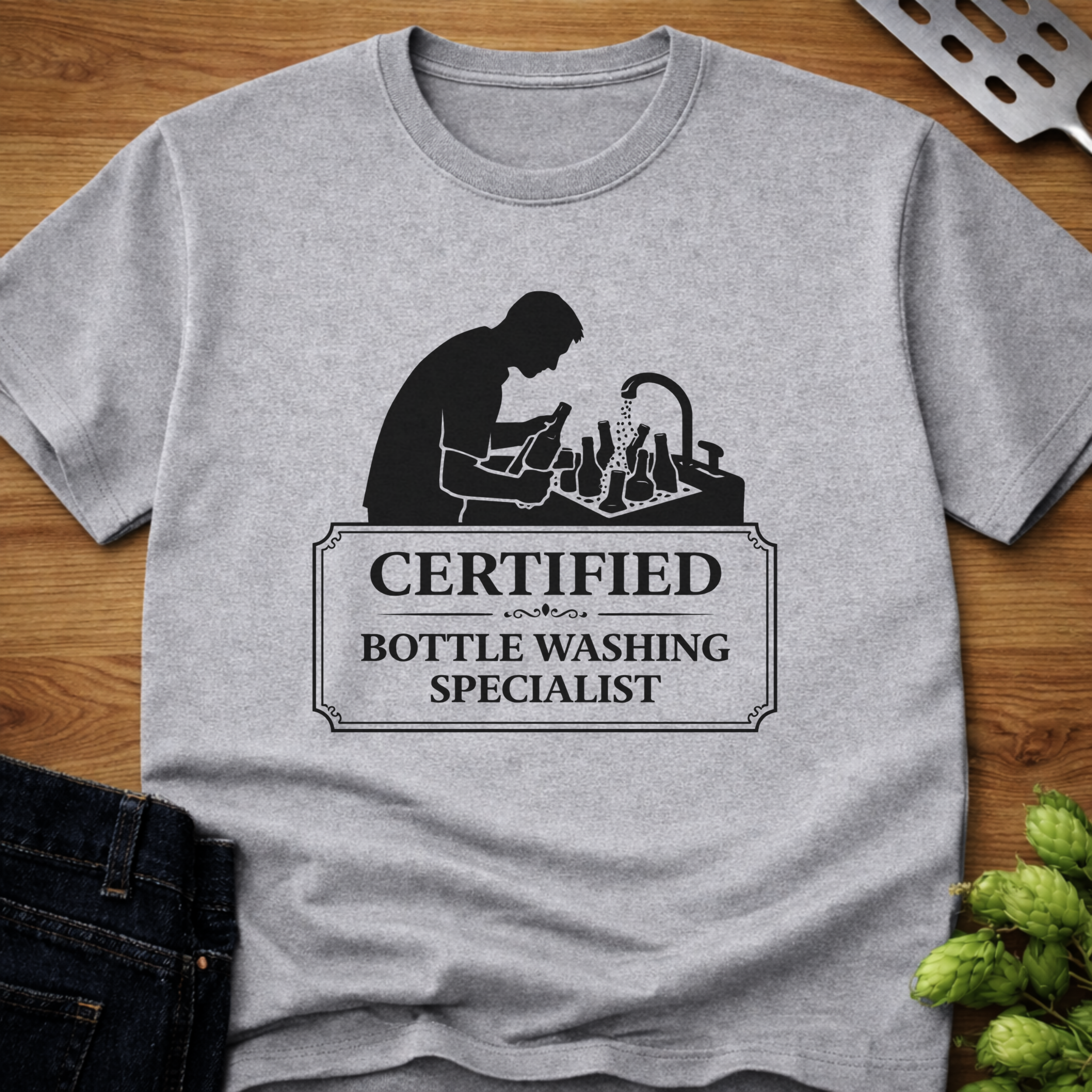 Certified Bottle Washing Specialist T-Shirt
