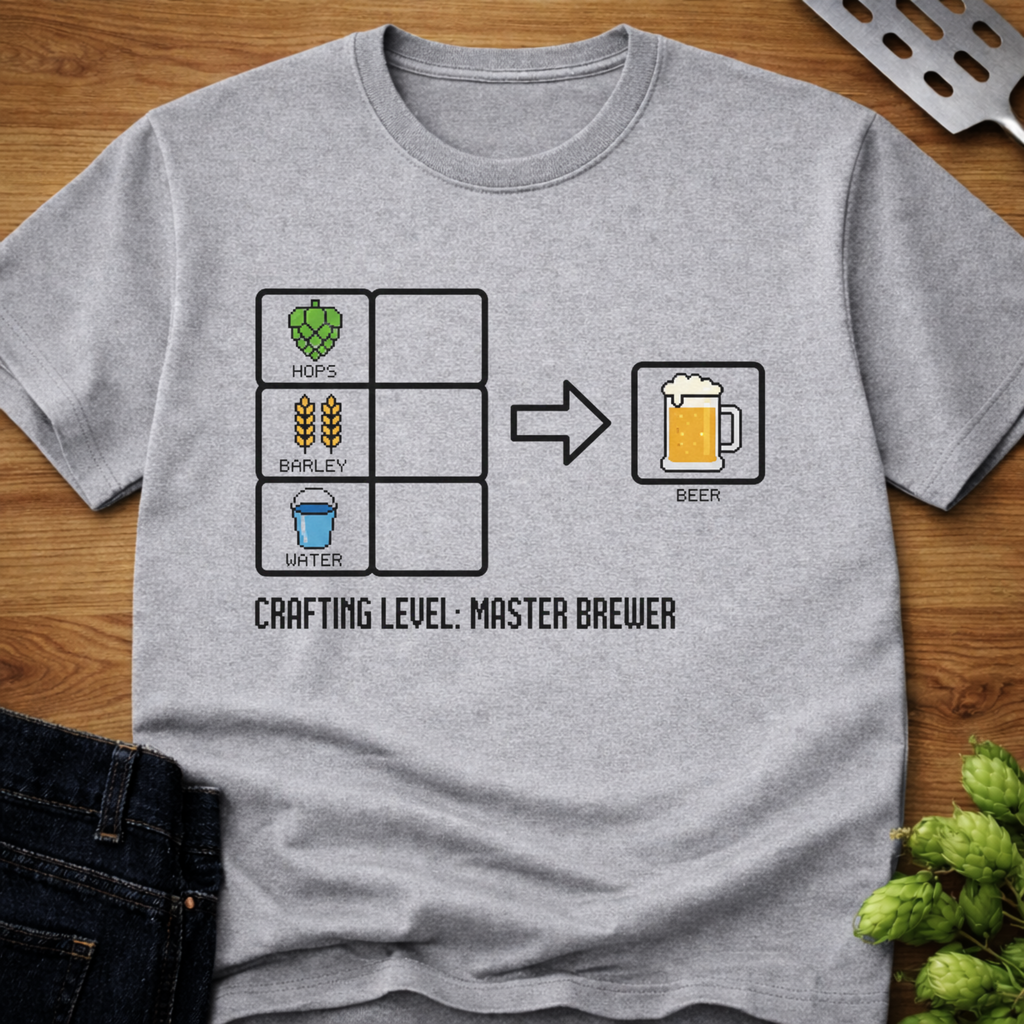 Crafting Level Master Brewer T-Shirt