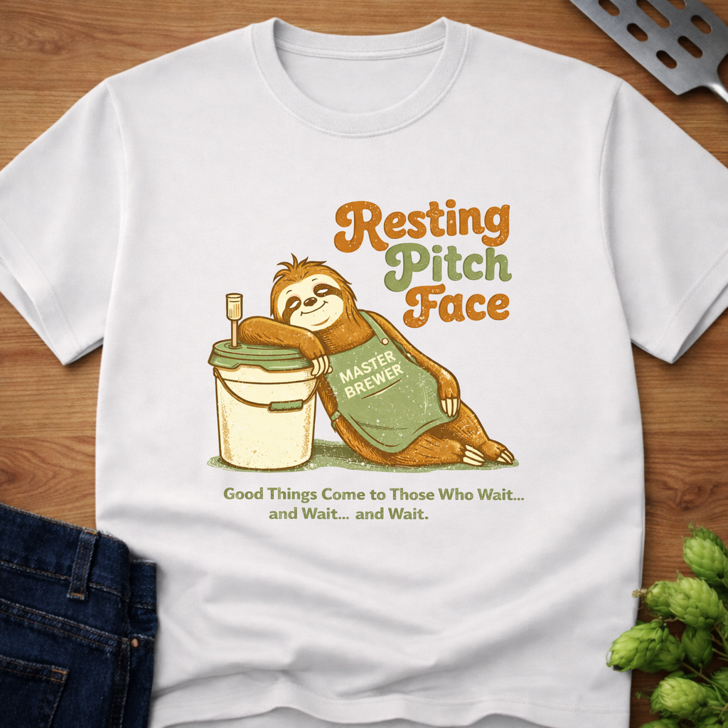 Resting Pitch Face (Brew Sloth) T-Shirt